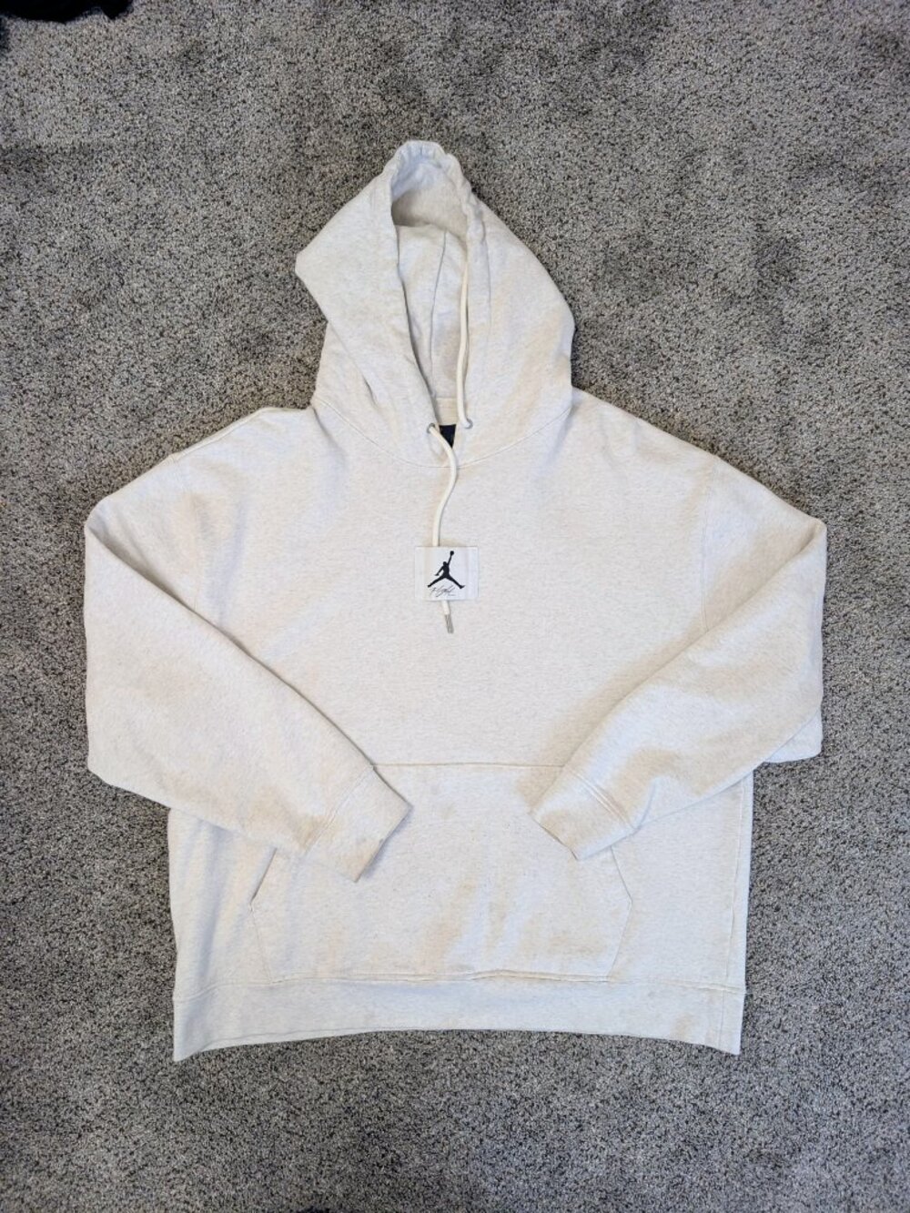 Nike Air Jordan Flight Hoody Light Grey Color Size XL